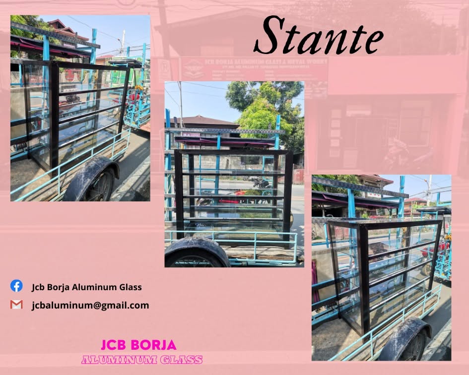 Aluminum and glass stante metal works